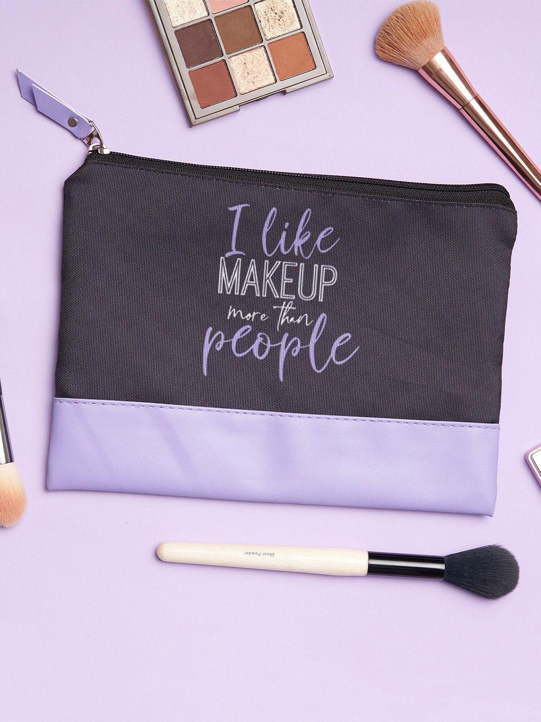 doodle printed makeup pouch