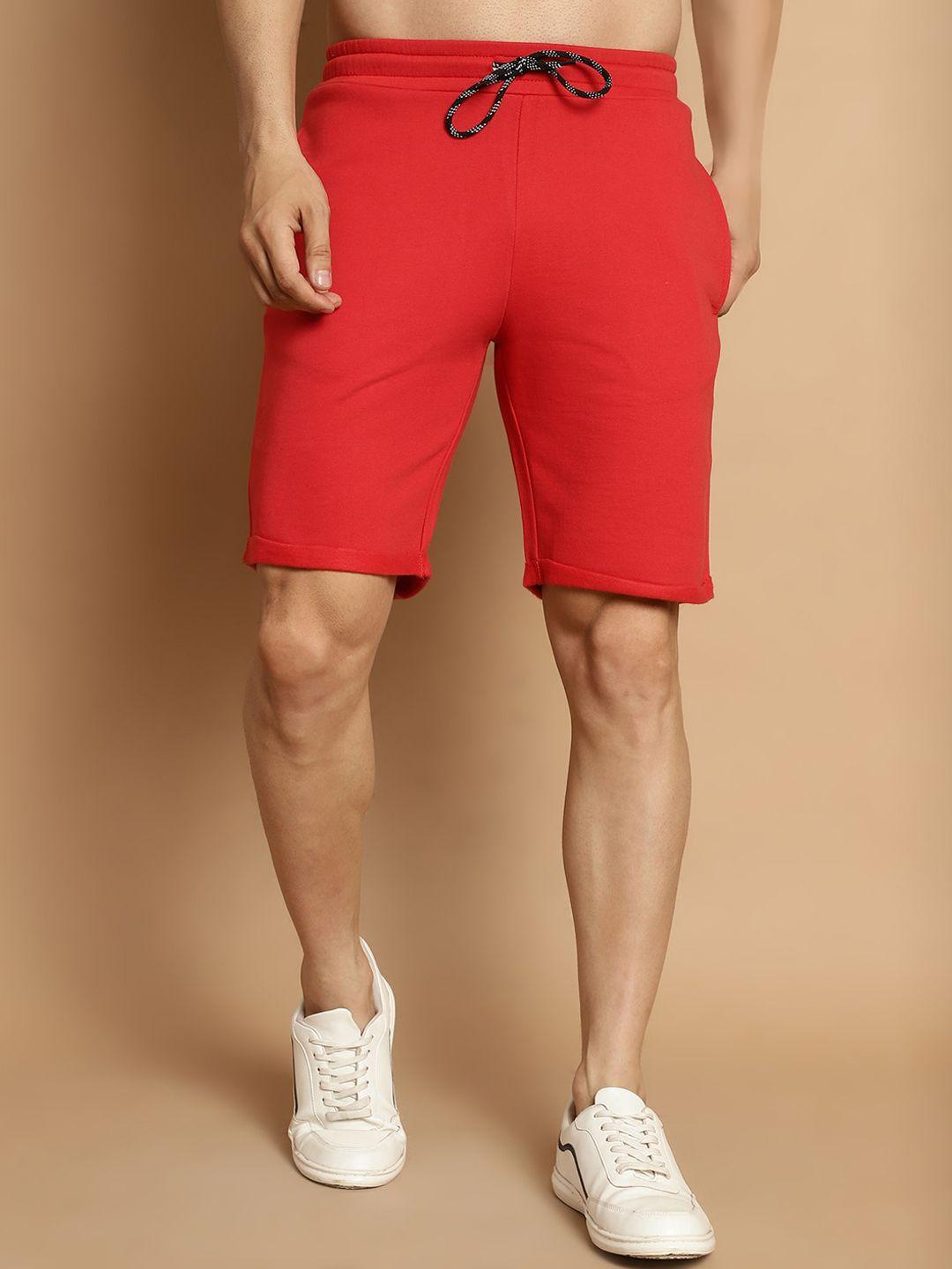 door74 men red shorts