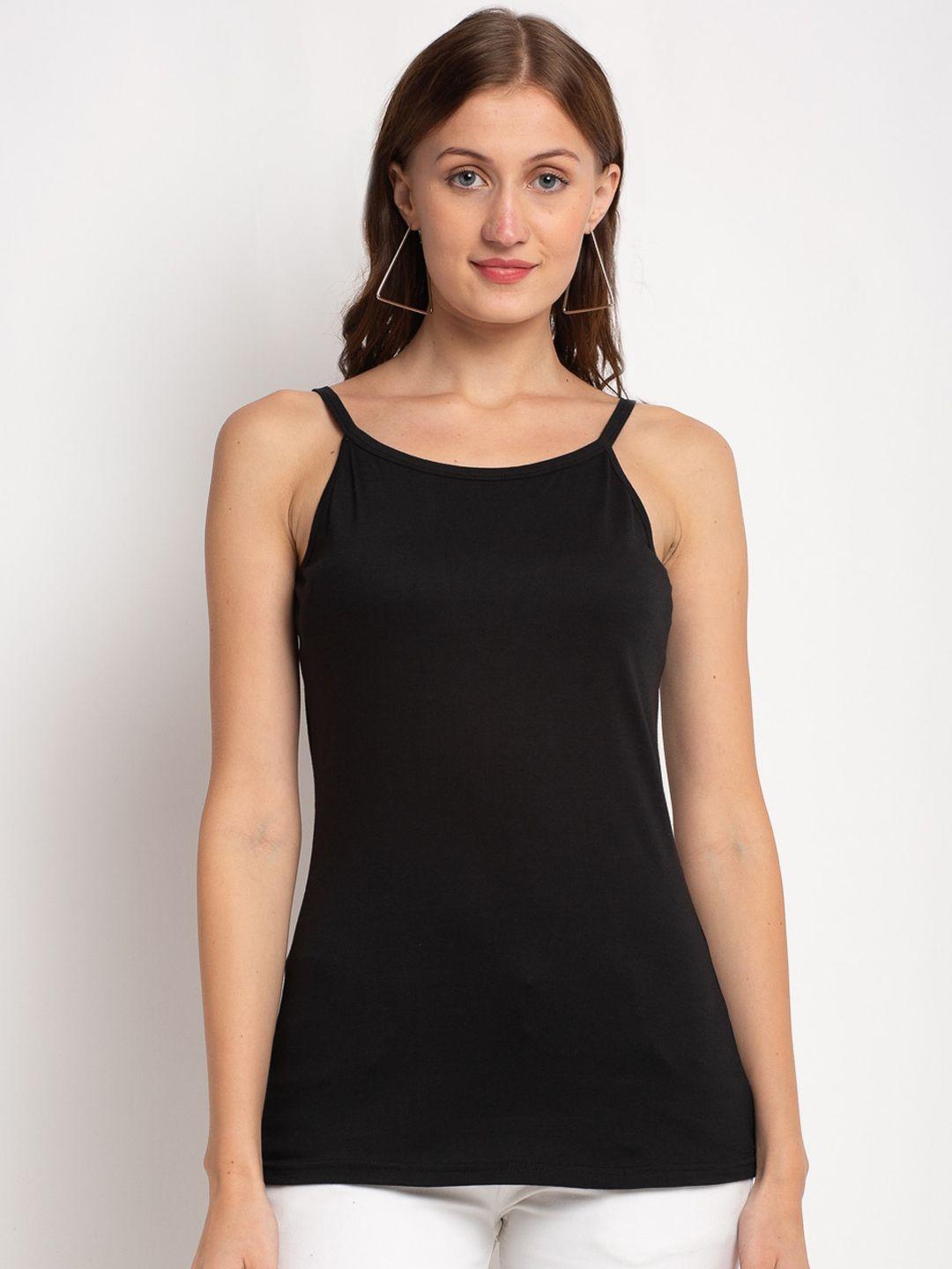 door74 black sleeveless top