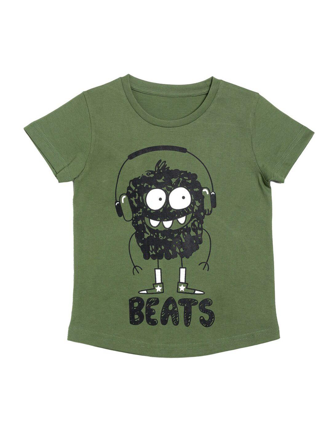 door74 kids graphic printed cotton t-shirt