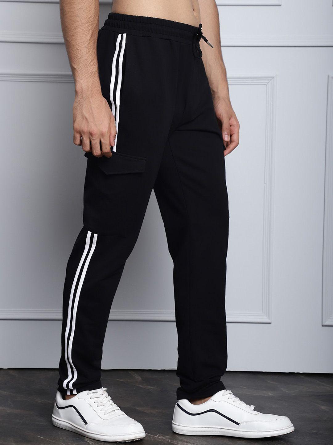 door74 men mid rise cotton joggers