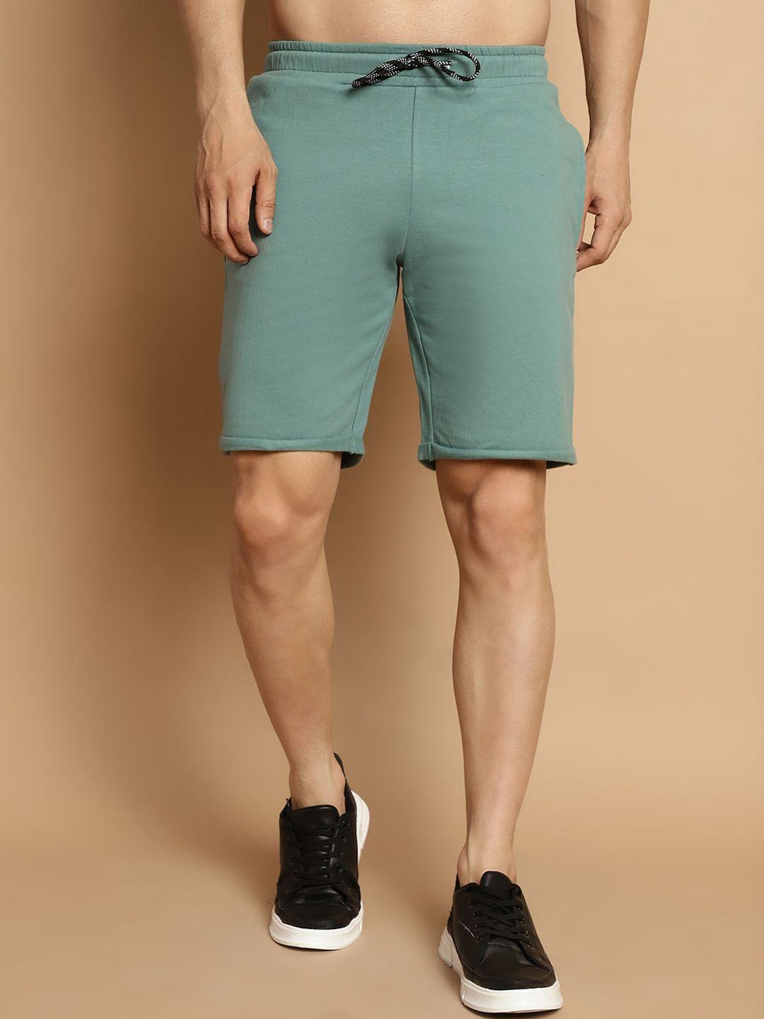 door74 men teal shorts