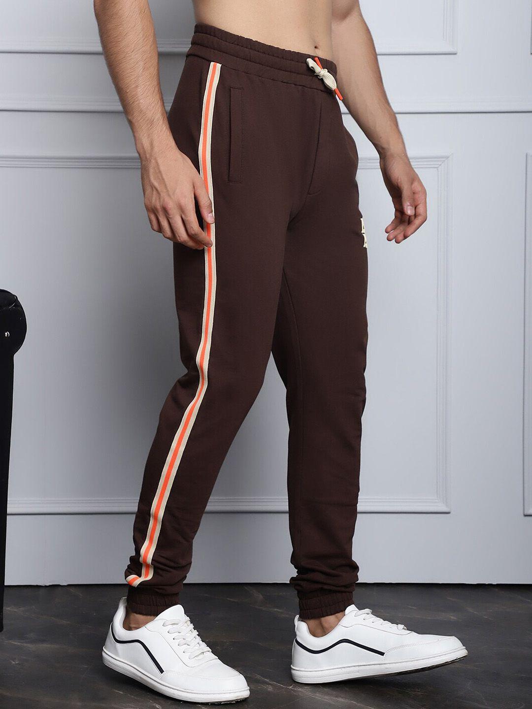 door74 mid-rise with side tape cotton joggers