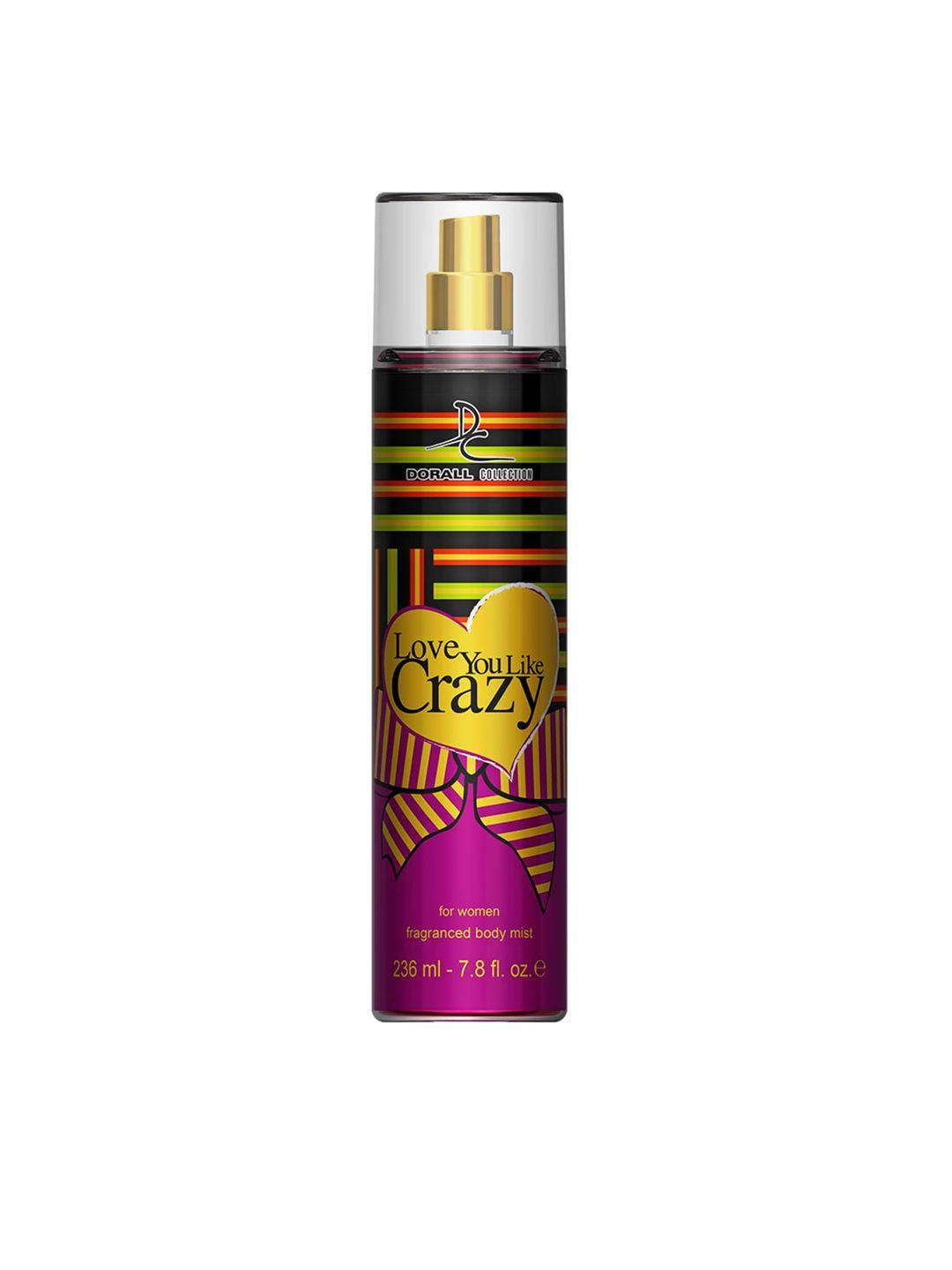 dorall collection women love you like crazy fragrance body mist - 236ml