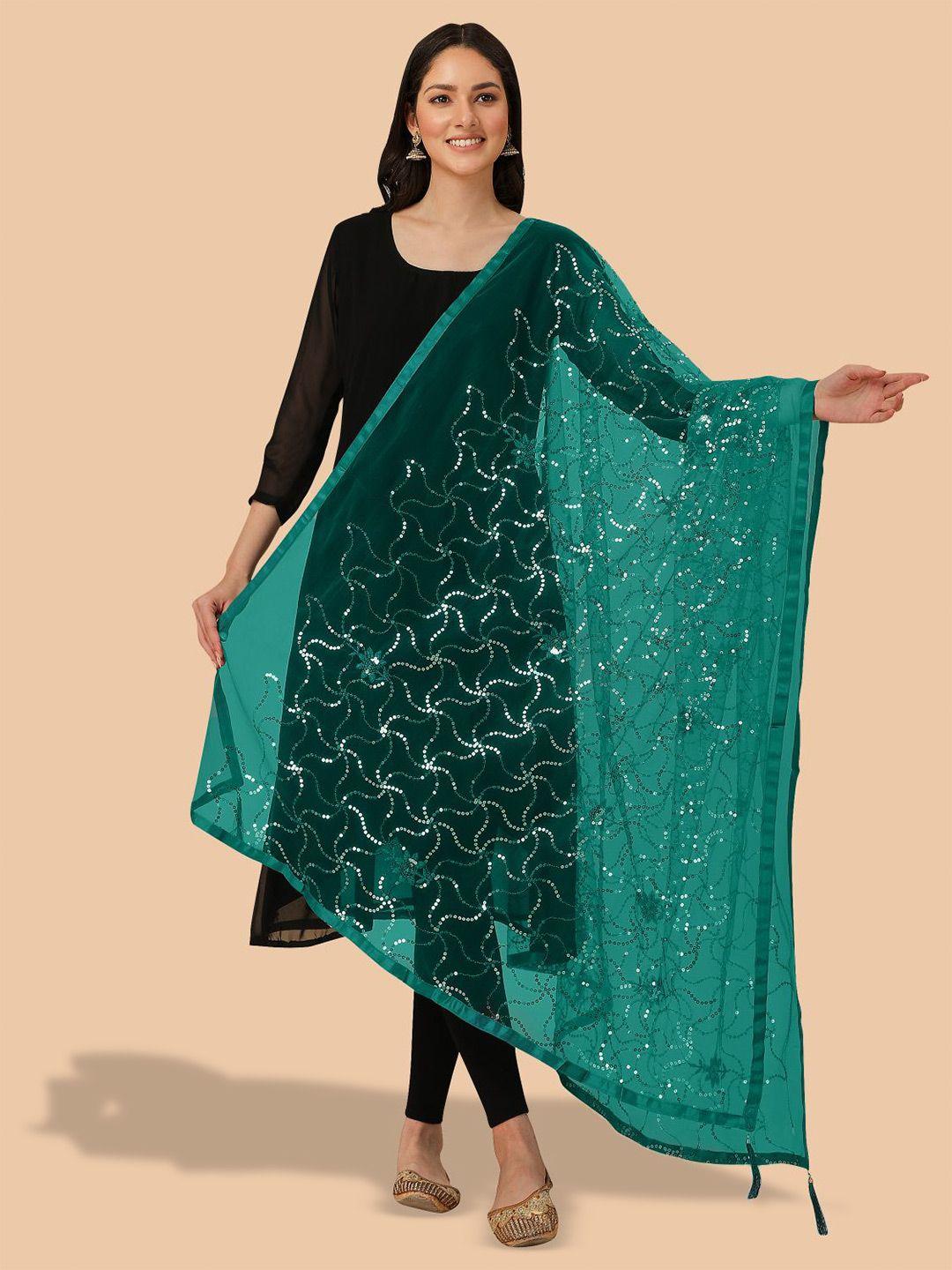 dori embroidered dupatta with sequinned