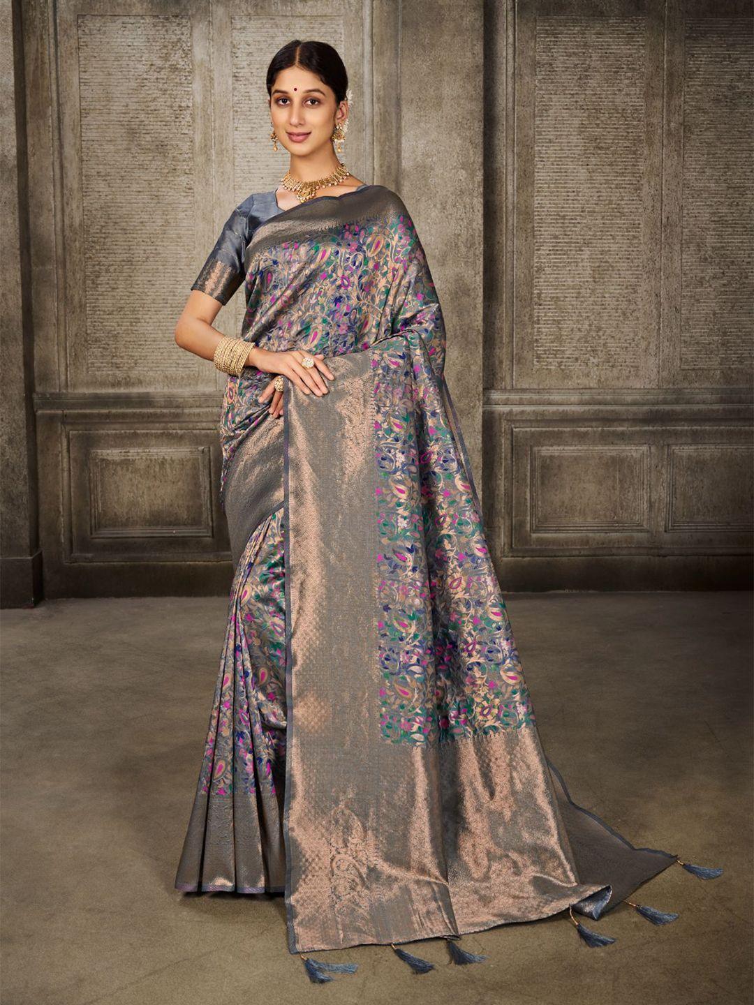 dori ethnic motif woven design zari saree
