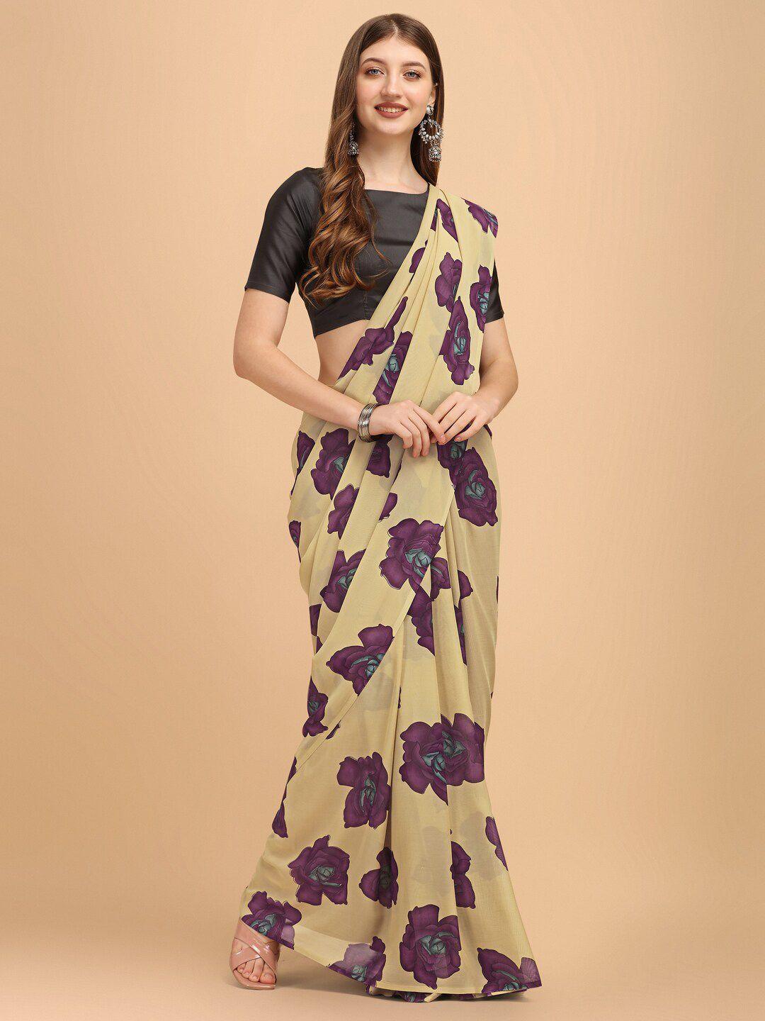 dori floral printed pure georgette saree