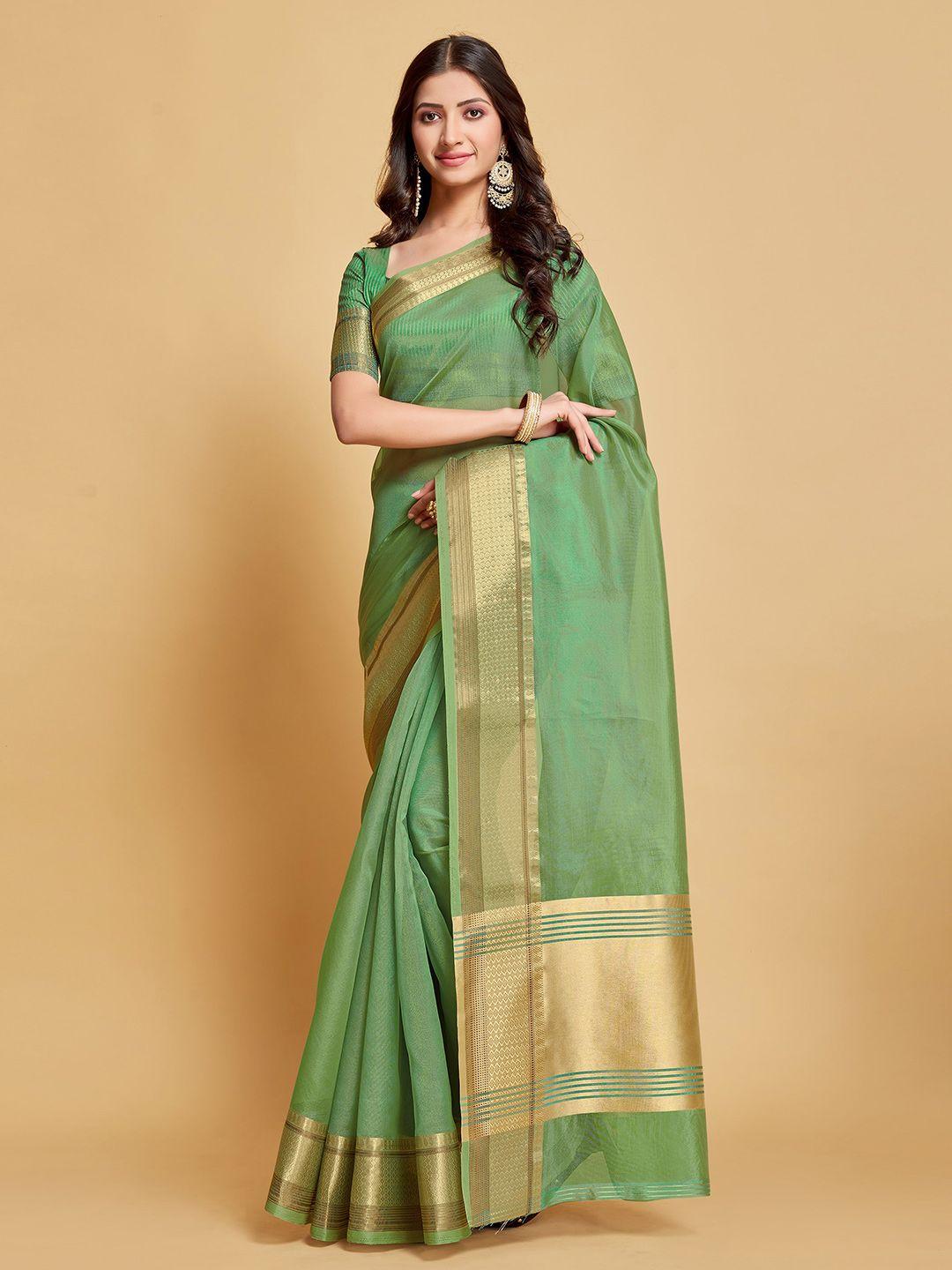 dori woven design organza saree