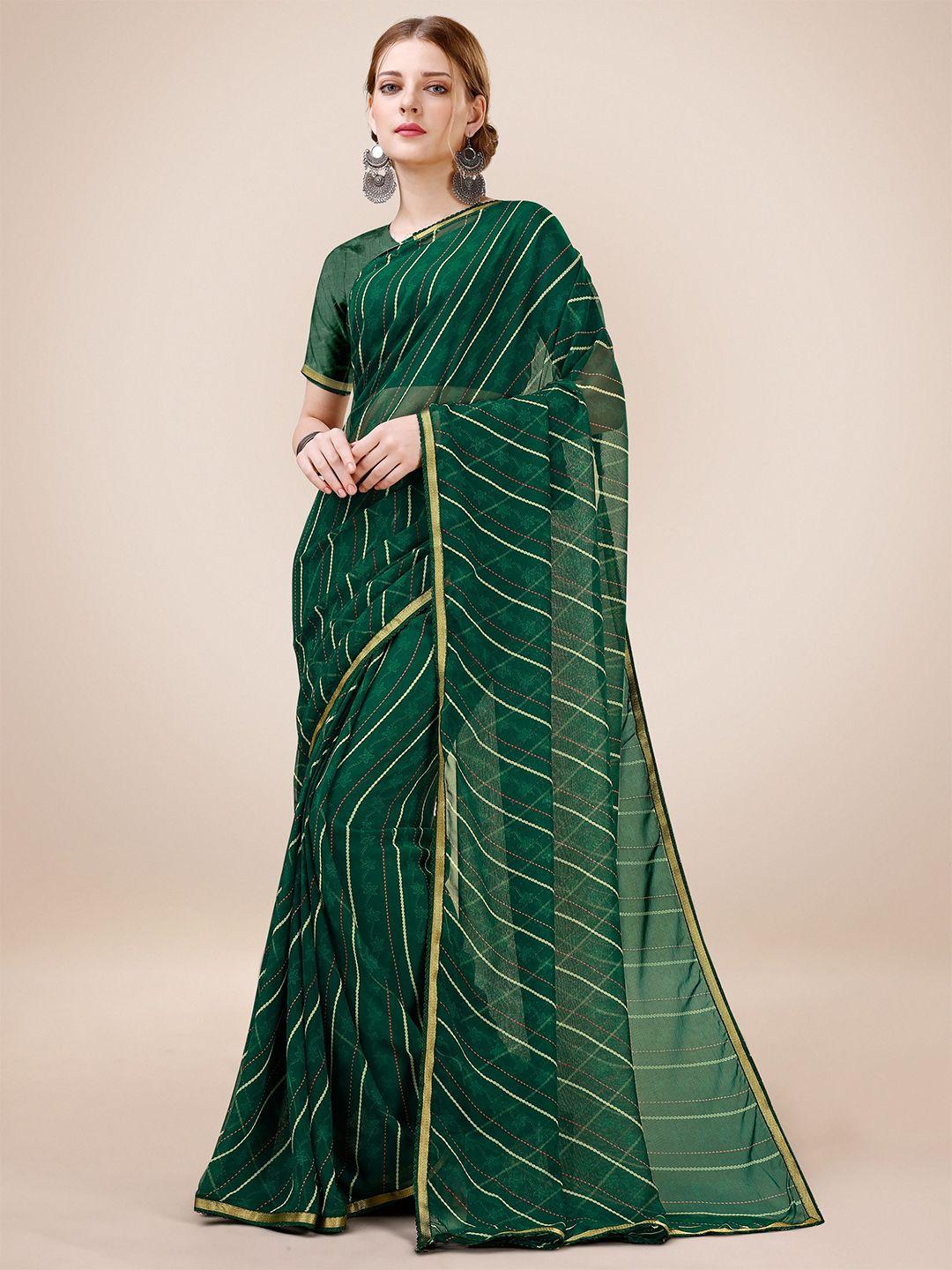 dori zari pure chiffon leheriya saree