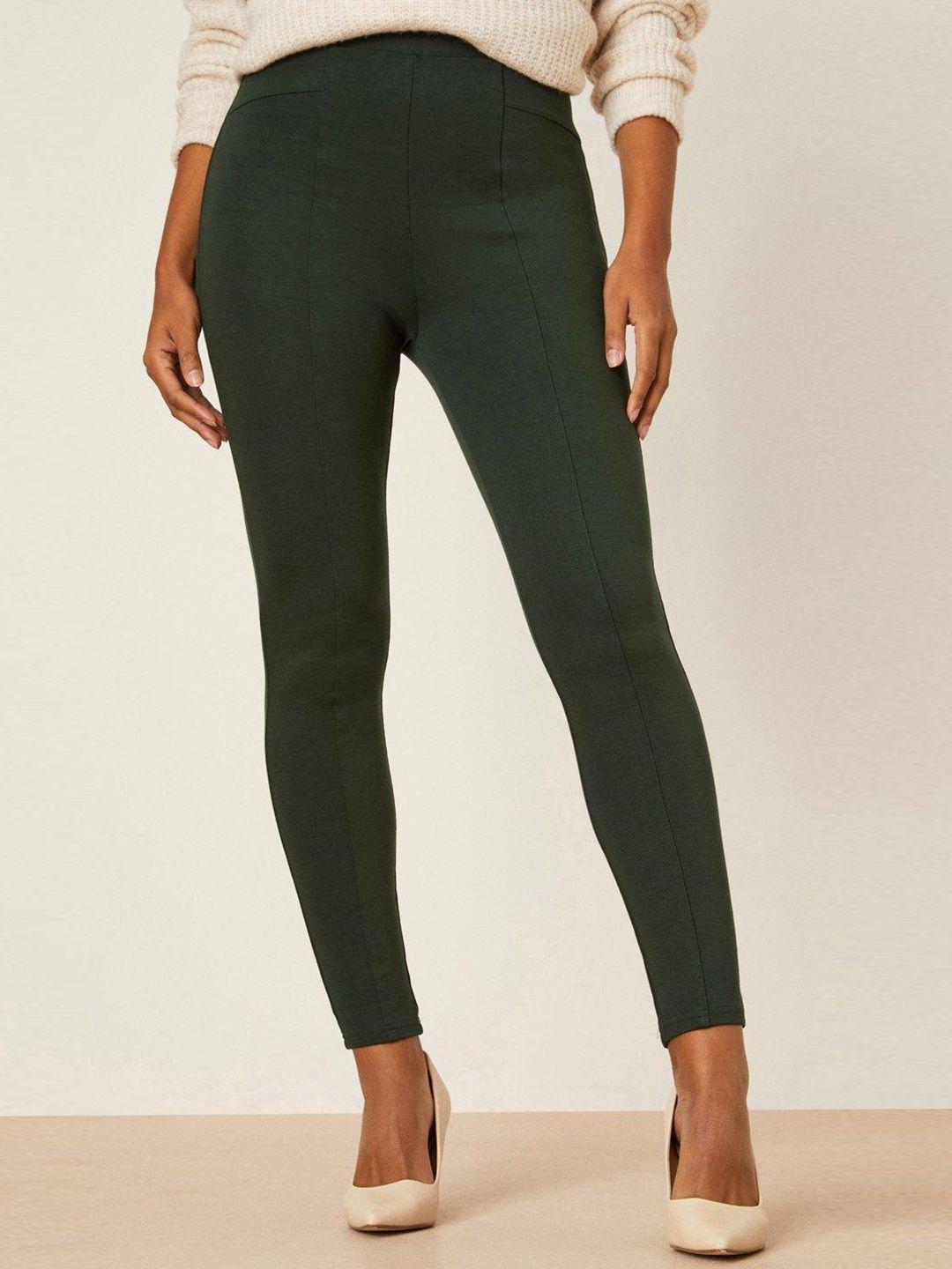 dorothy perkins solid high-rise treggings
