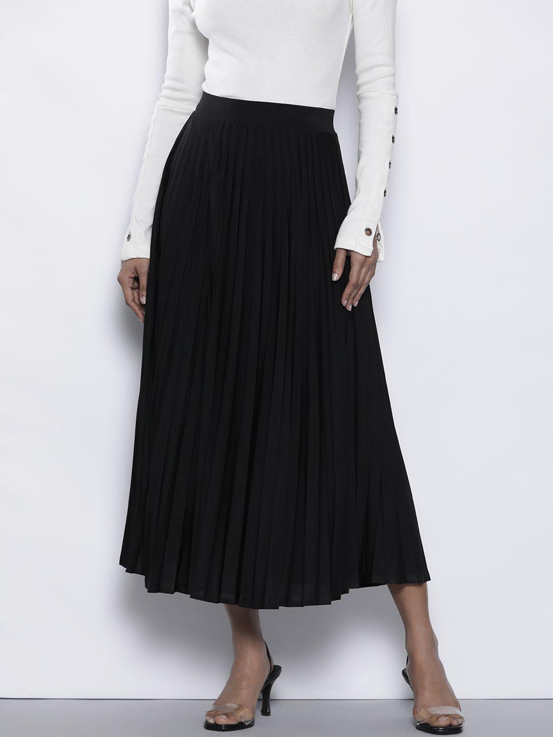 dorothy perkins accordion pleats midi a-line skirt