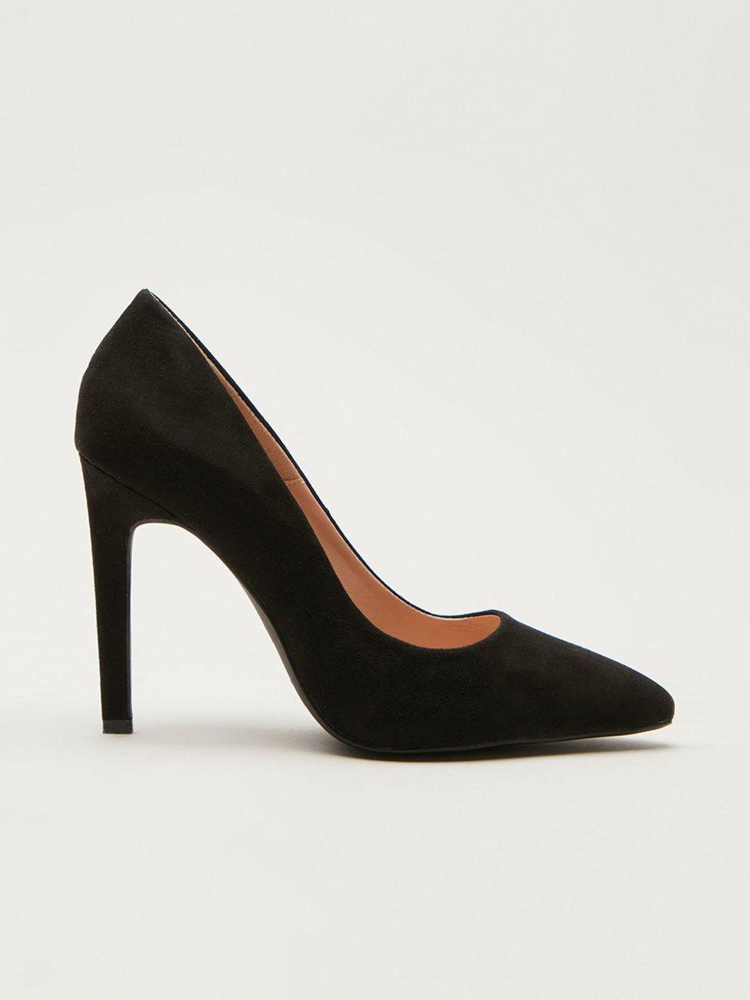 dorothy perkins black solid pumps