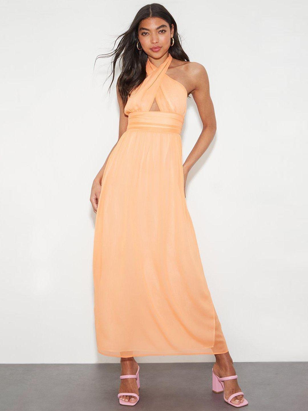 dorothy perkins halter neck maxi dress