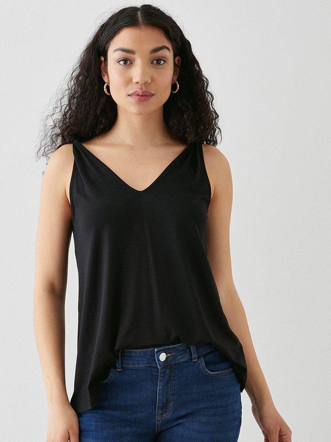 dorothy perkins knot shoulder a-line top