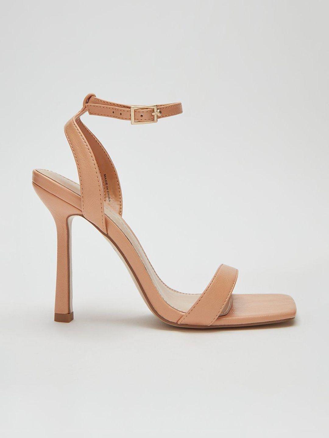 dorothy perkins nude-coloured stiletto sandals
