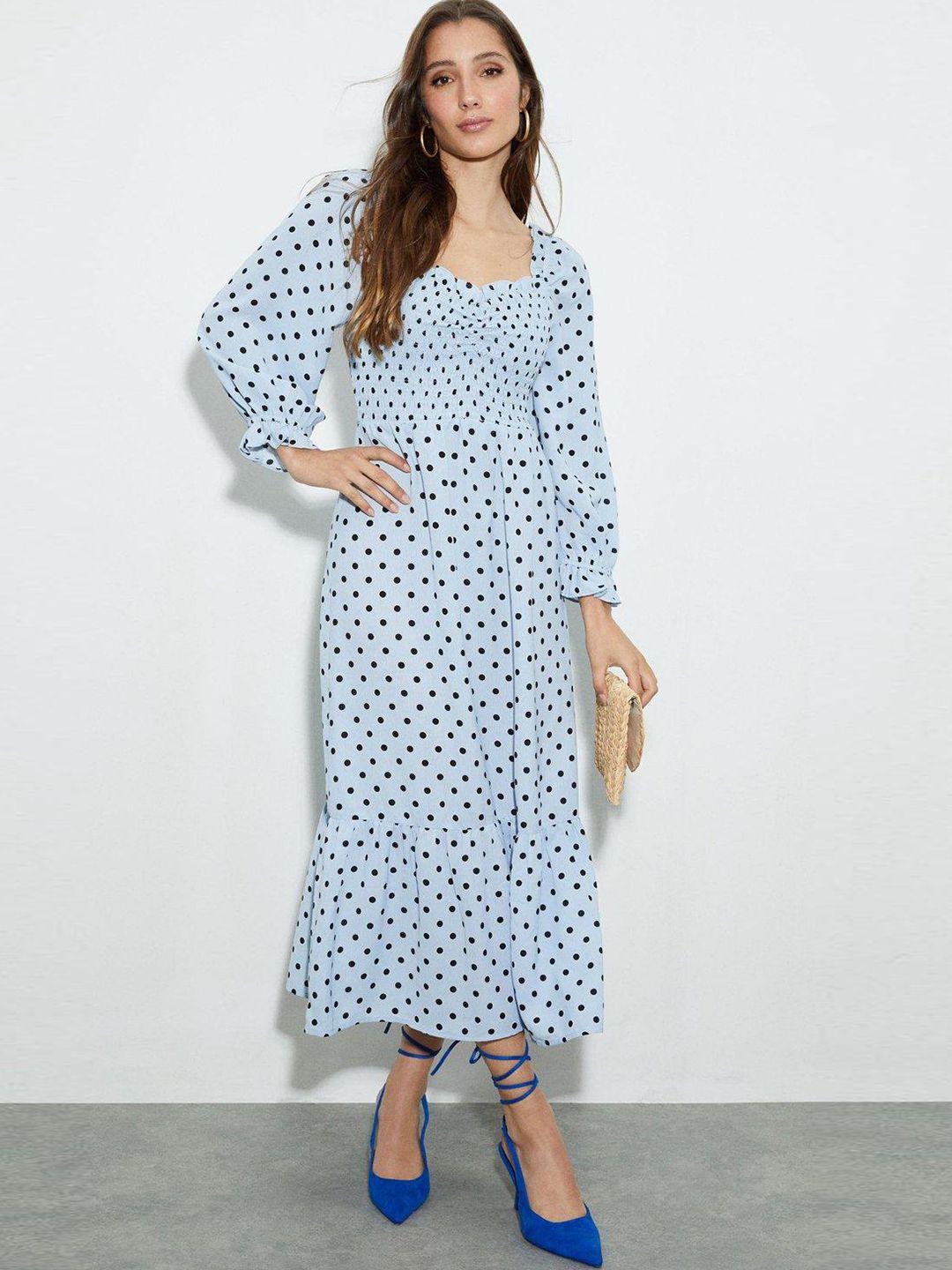 dorothy perkins polka dot maxi dress