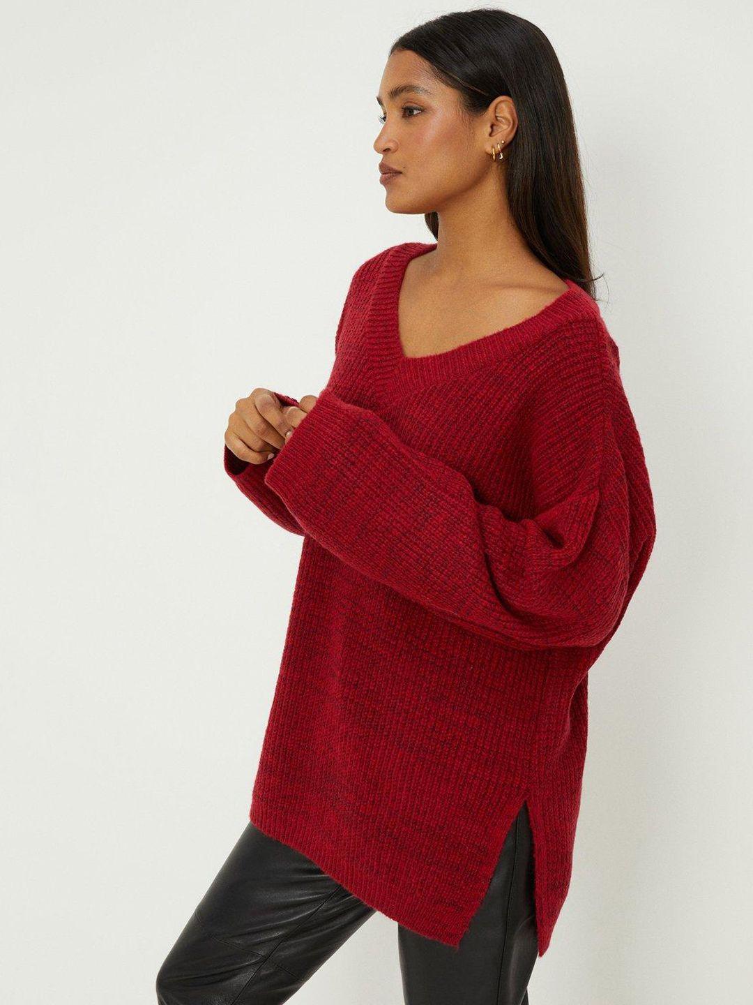 dorothy perkins ribbed longline pullover