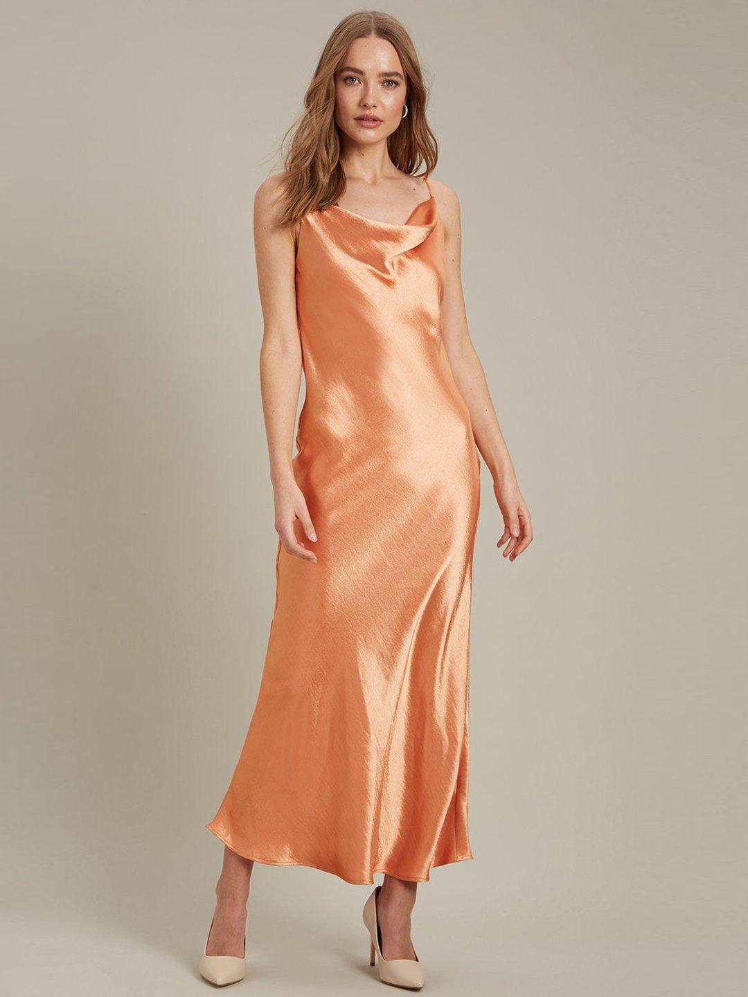 dorothy perkins satin finish tie-up back maxi dress