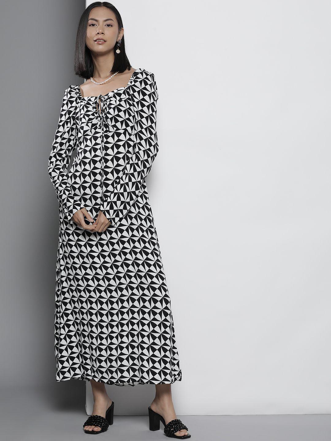 dorothy perkins tie-up neck maxi dress