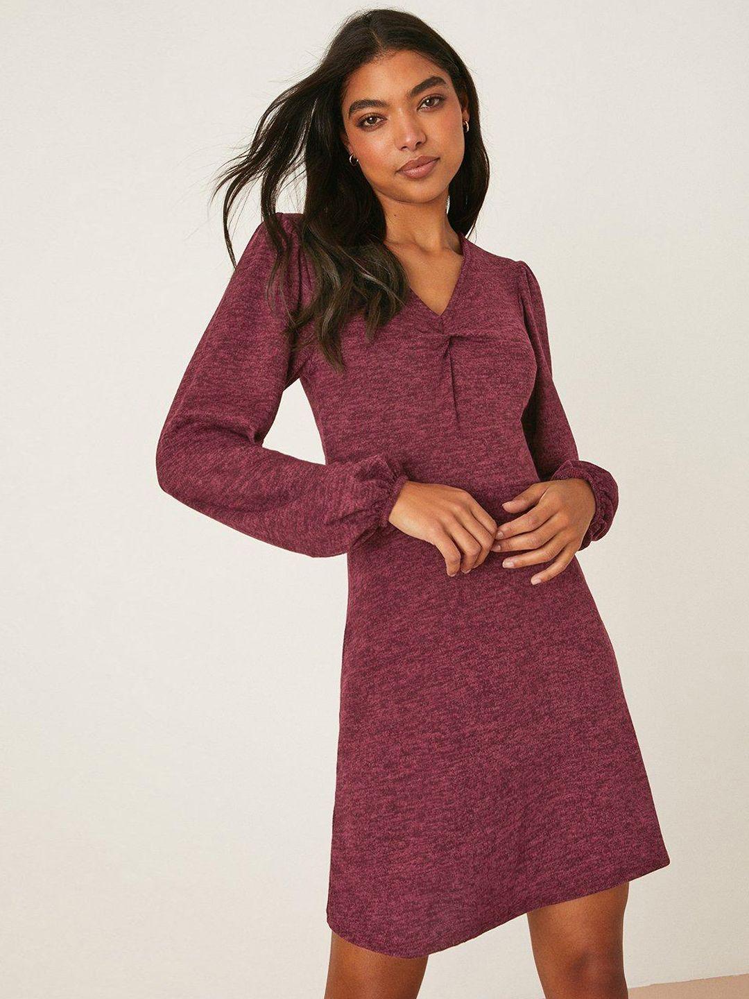 dorothy perkins twist front a-line dress