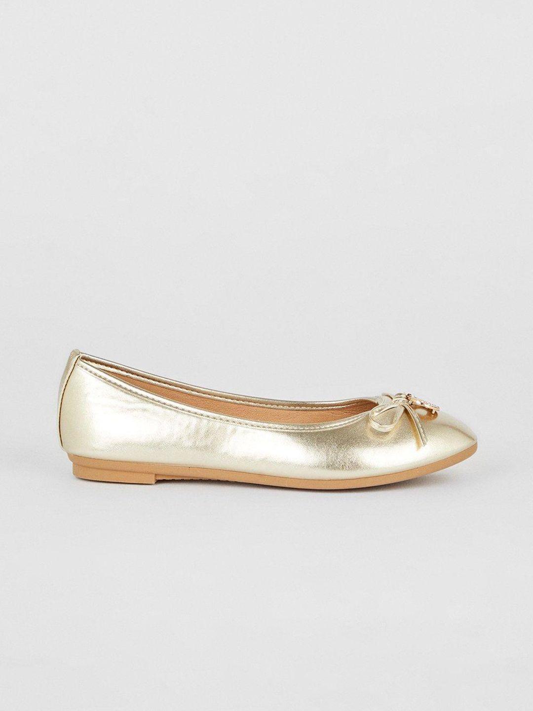 dorothy perkins women ballerinas with bows detail