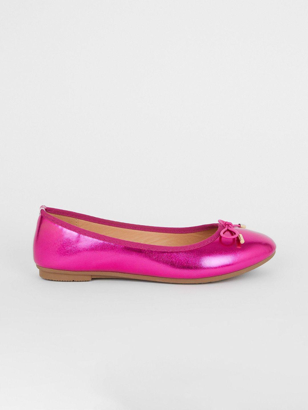 dorothy perkins women bow detail ballerinas