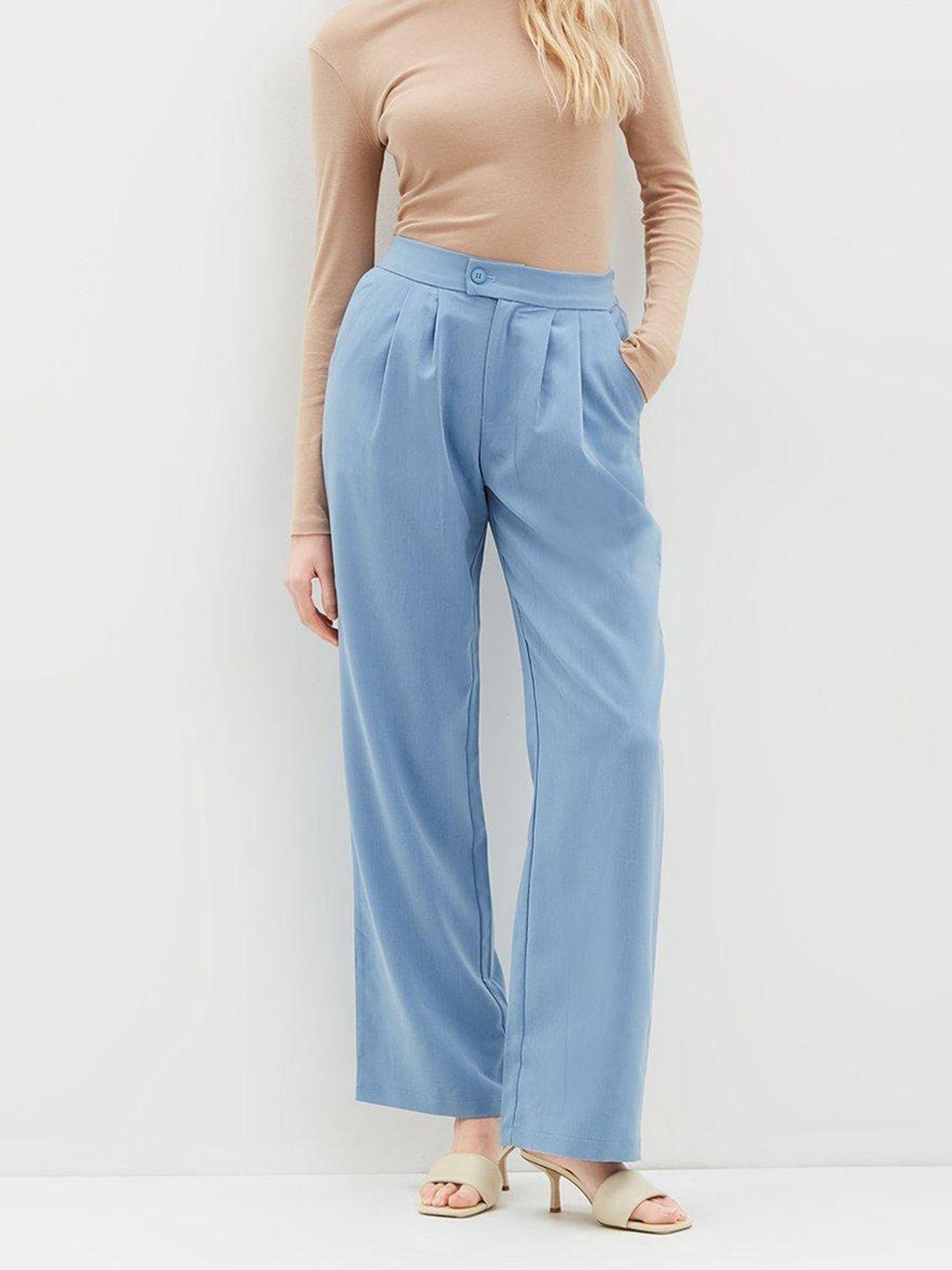 dorothy perkins women tapered fit pleated wide leg trousers