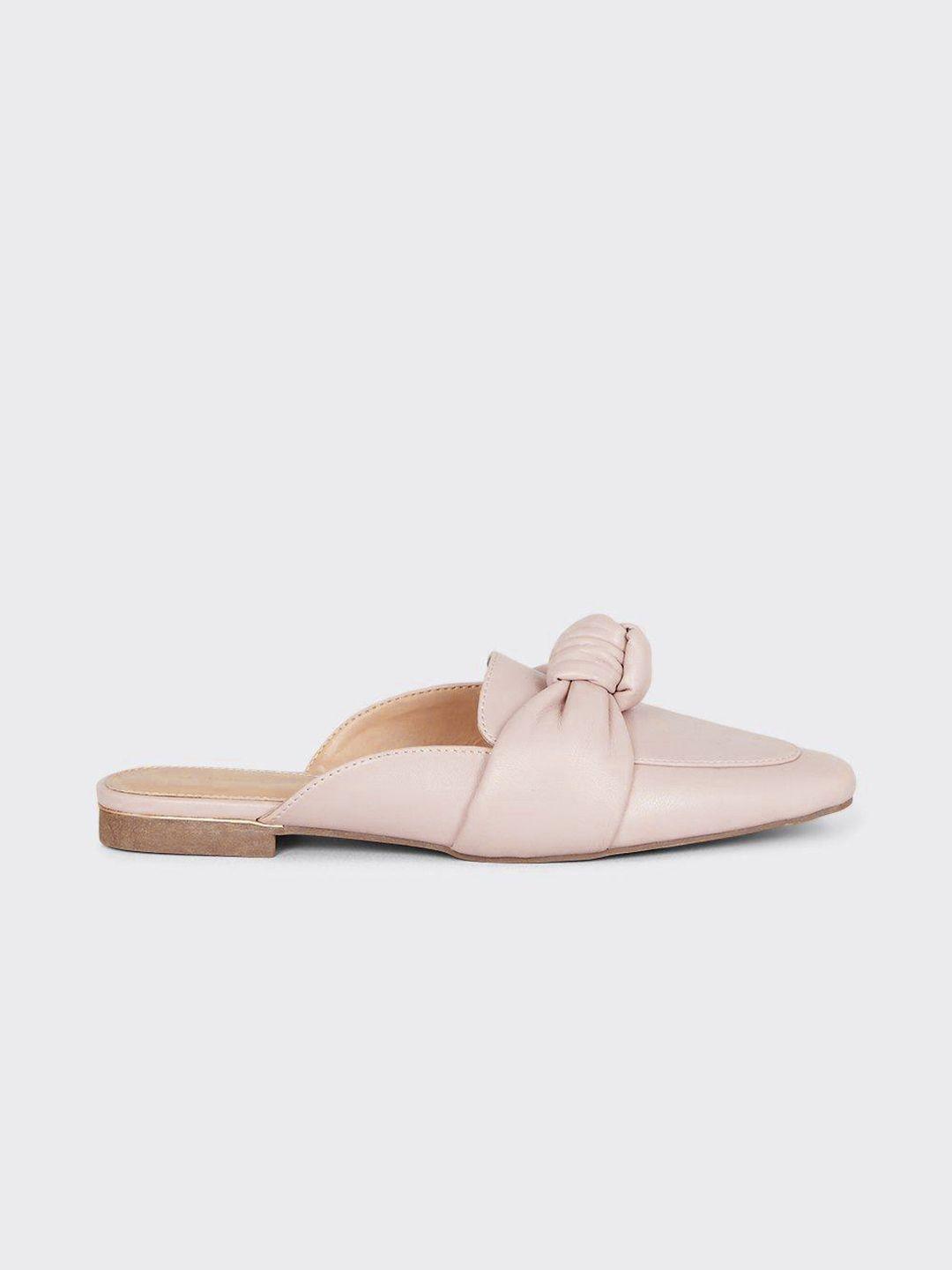 dorothy perkins women wide fit knot detail mules