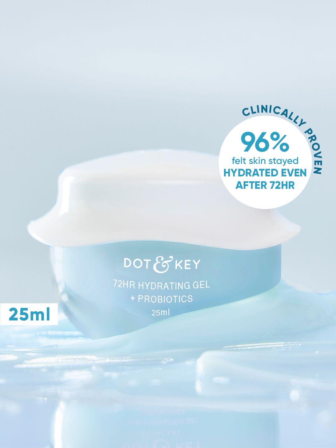 dot & key 72hr hydrating probiotics oil-free gel moisturizer with hyaluronic acid - 25ml