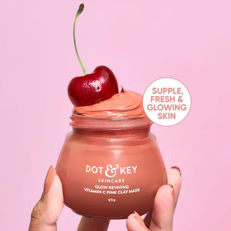 dot & key glow reviving vitamin c pink clay mask (85 gm)
