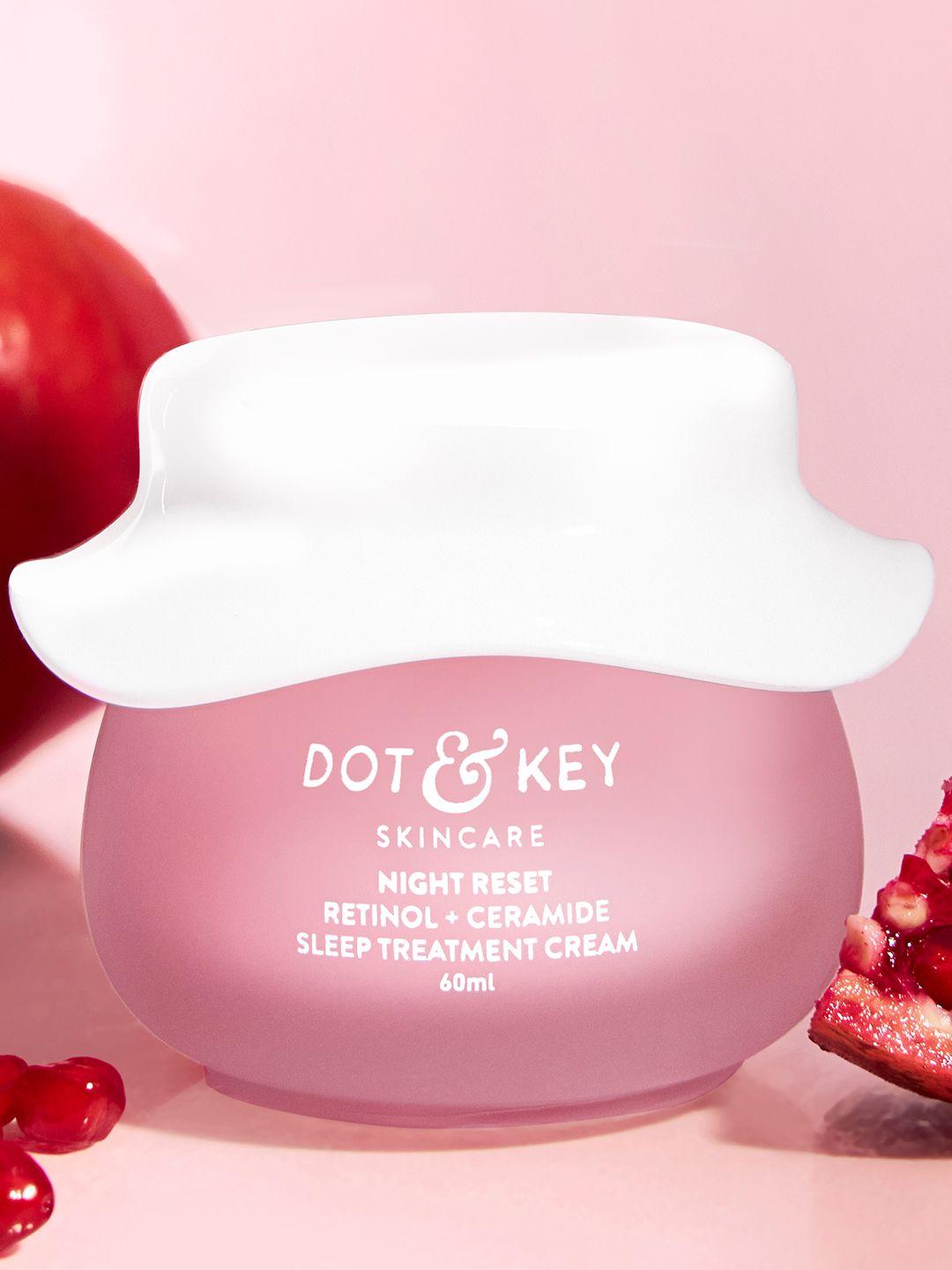 dot & key retinol + ceramides night repair cream with hibiscus & pomegranate oil - 60ml