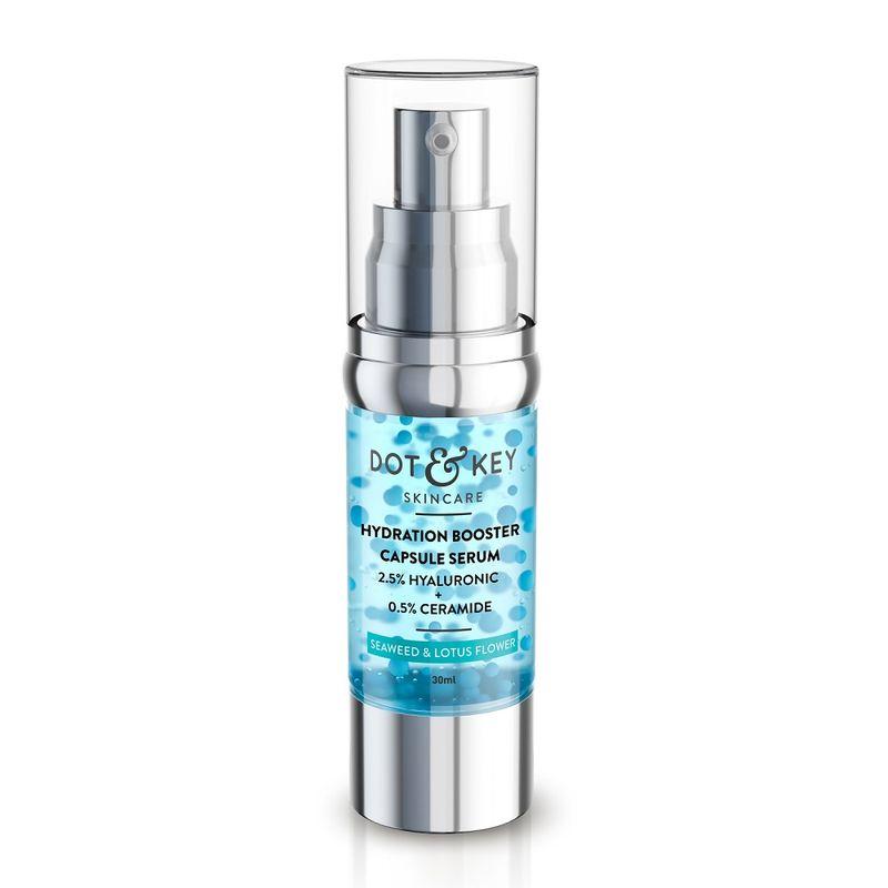 dot & key hydration booster capsule serum 2.5% hyaluronic + 0.5% ceramide