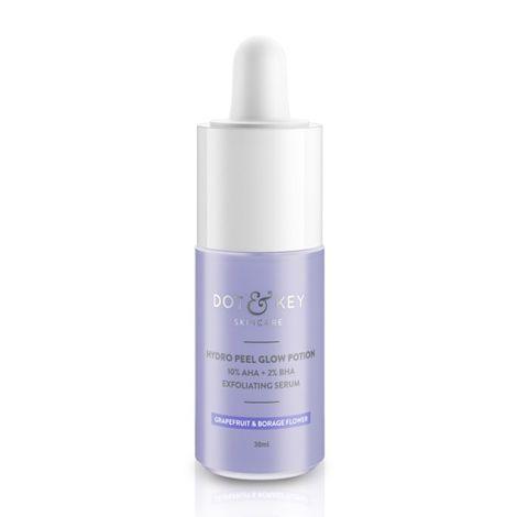 dot & key hydro peel glow potion10% aha + 2% bha exfoliating serum