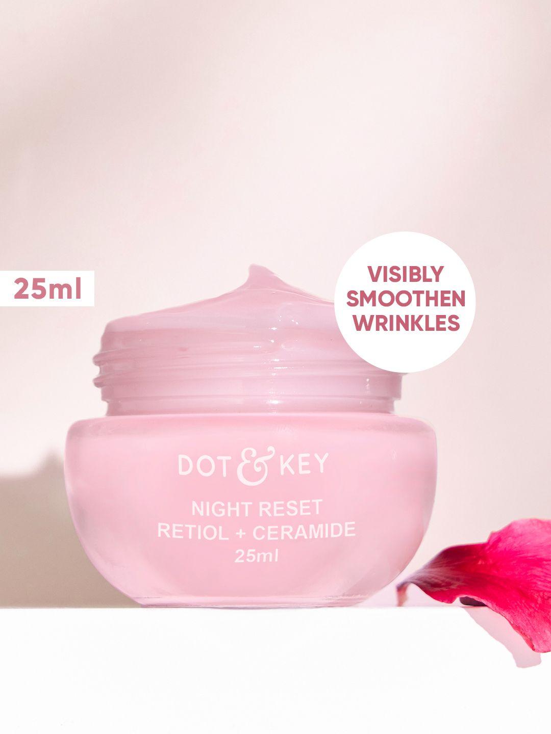 dot & key retinol + ceramides night repair cream with hibiscus & pomegranate oil - 25ml