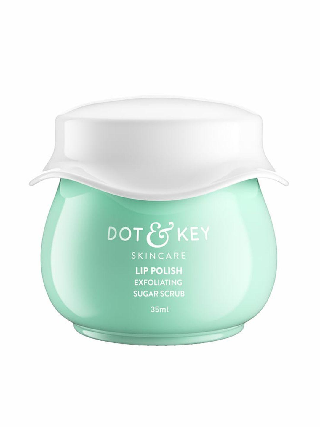 dot & key turquoise blue lip polish exfoliating sugar scrub