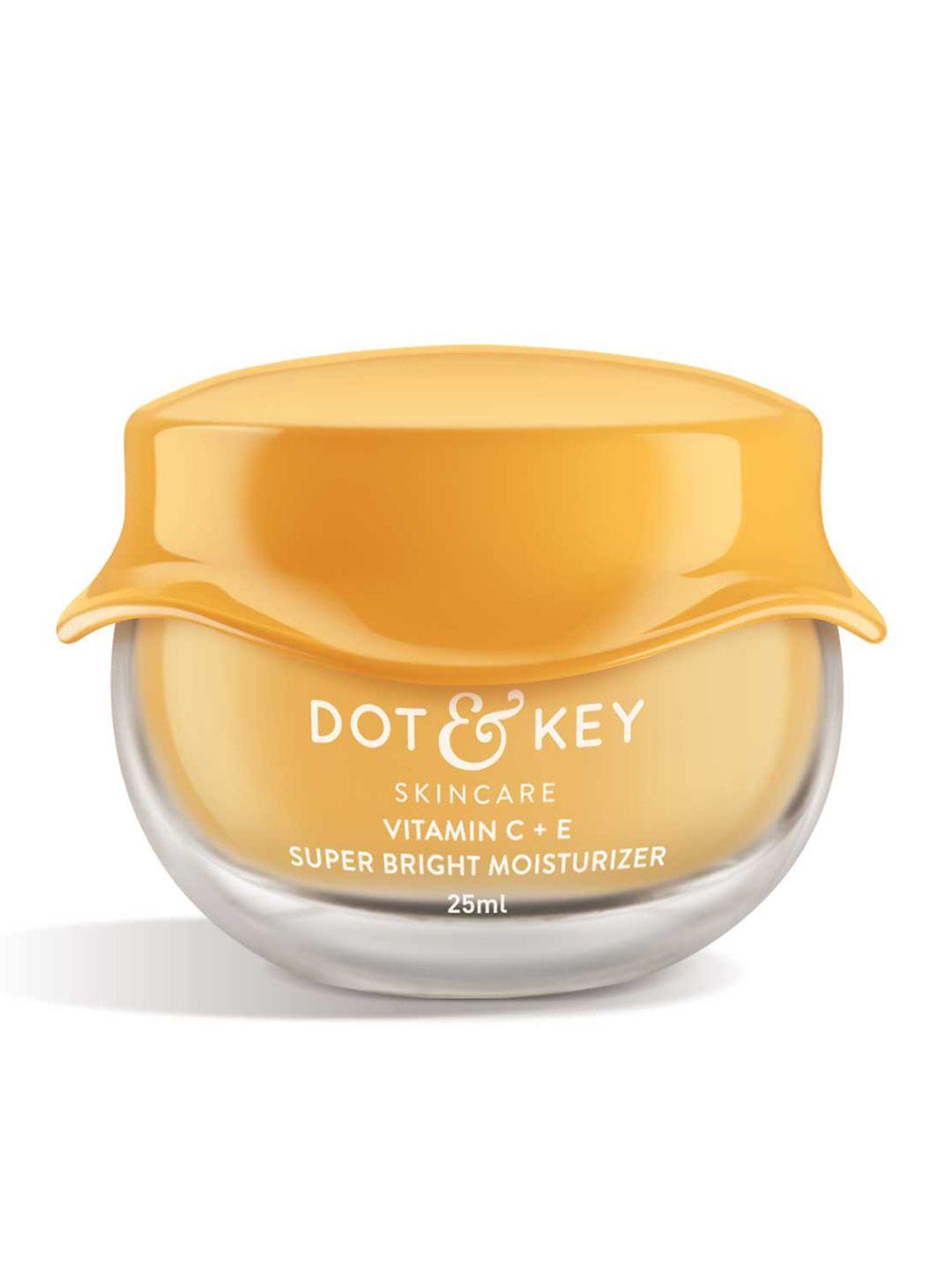 dot & key vitamin c+e oil-free moisturizer for glowing skin & fades dark spots - 25ml