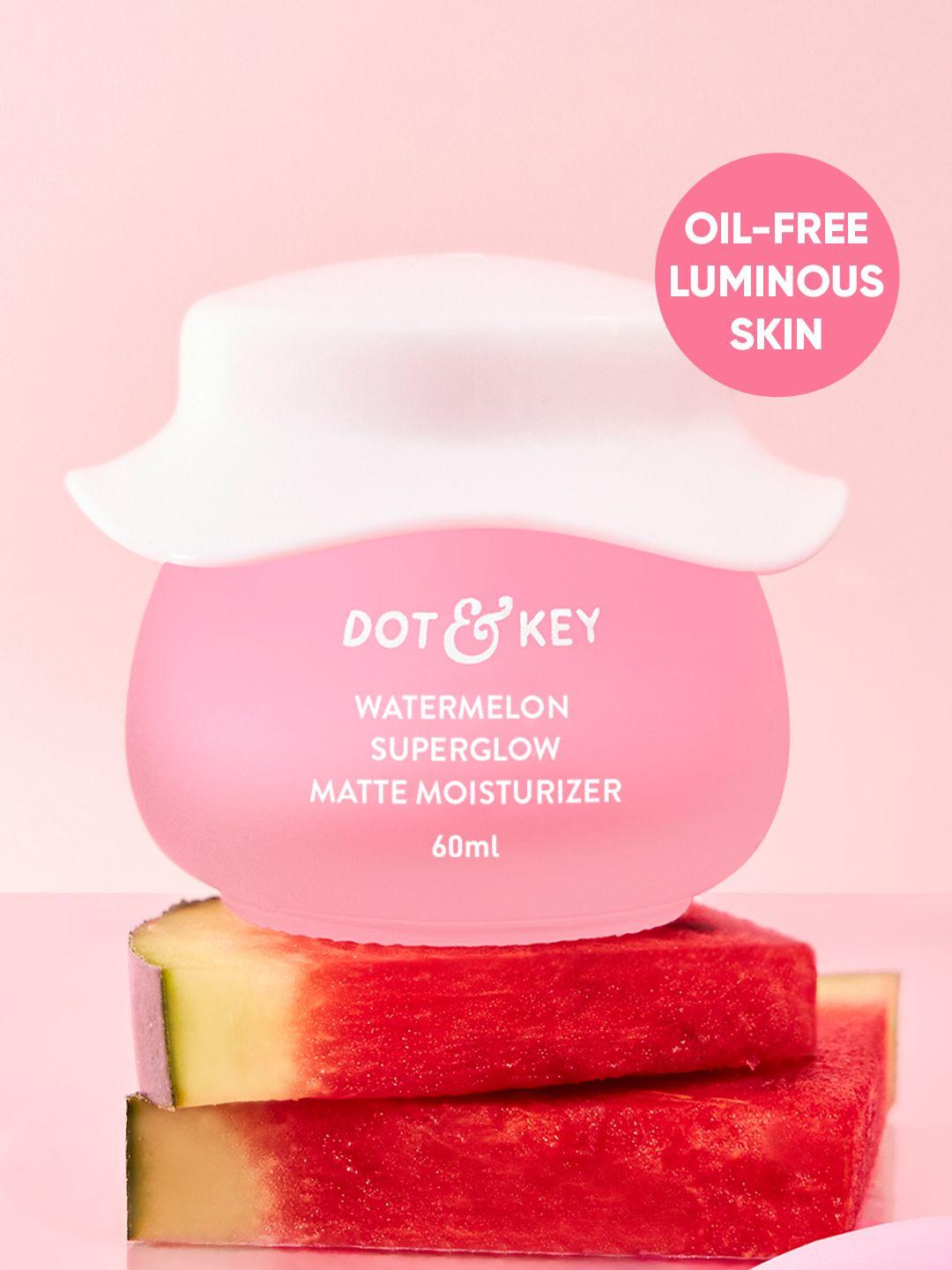 dot & key watermelon oil-free matte glow lightweight moisturizer with glycolic - 60ml