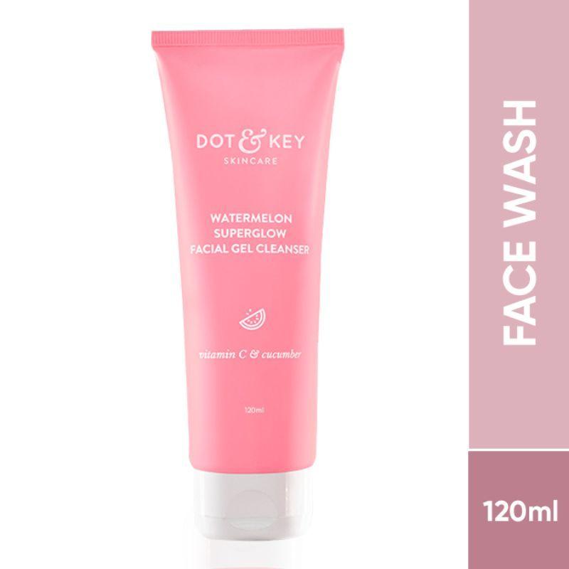 dot & key watermelon superglow facial gel cleanser