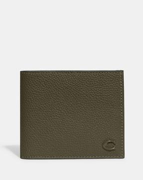 double bi-fold wallet