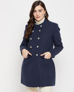 double-breasted trench coat