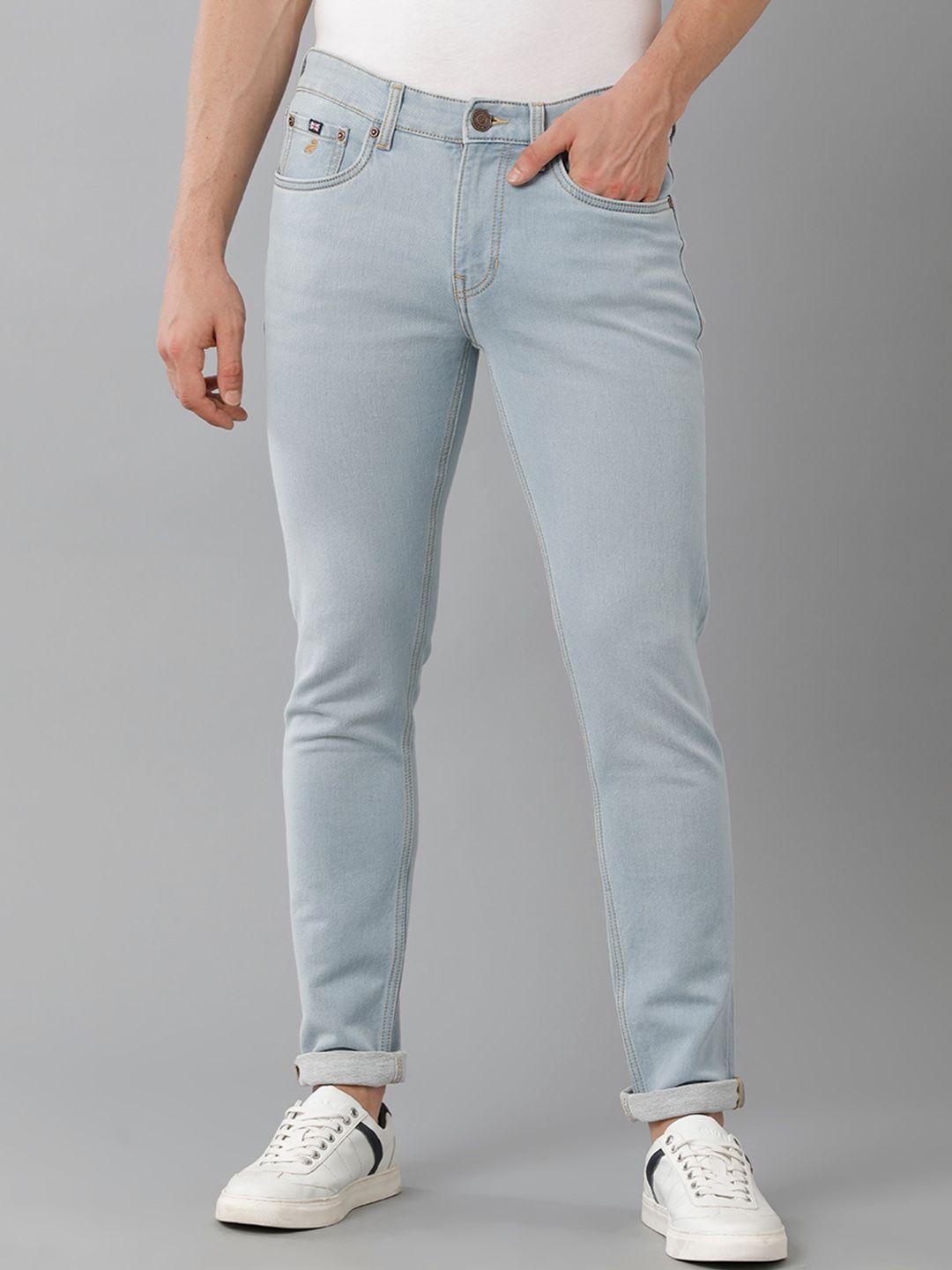double two men lean slim fit stretchable cotton jeans