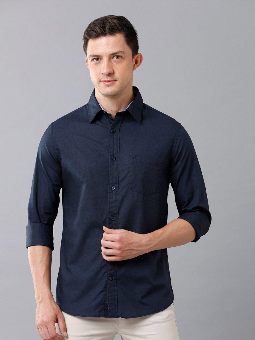 double two men slim fit formal shirt