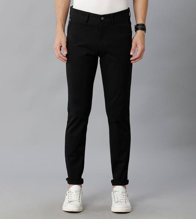 double two summer black trouser