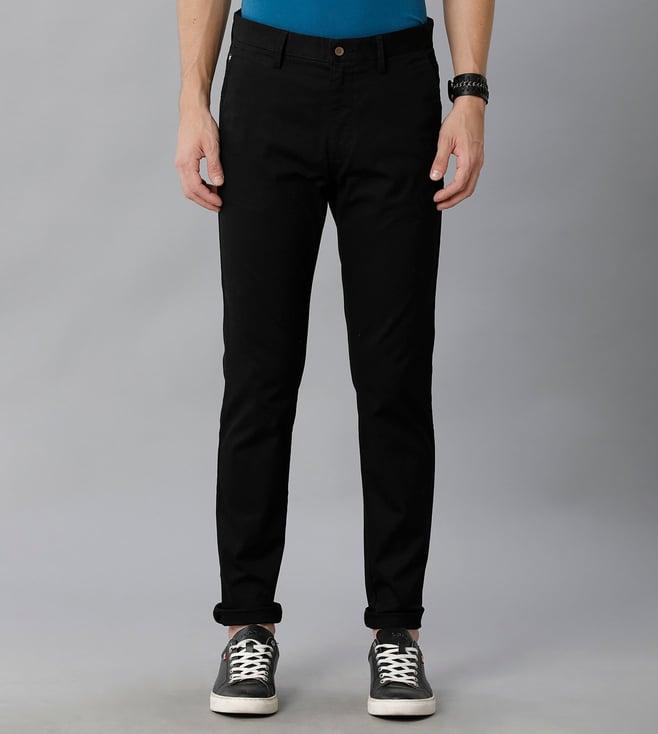 double two summer black trouser