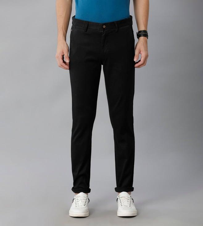 double two summer black trouser