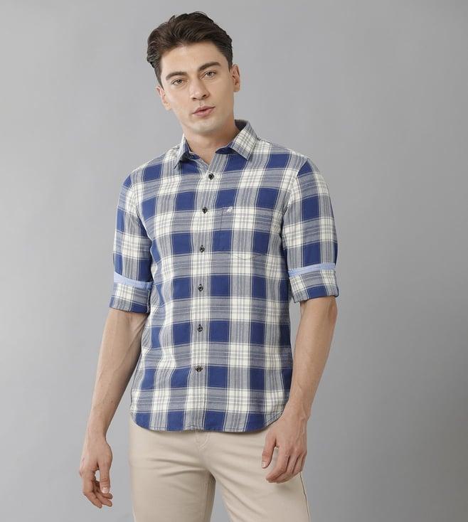 double two summer blue shirt