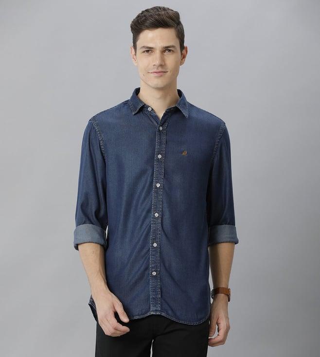 double two summer blue shirt