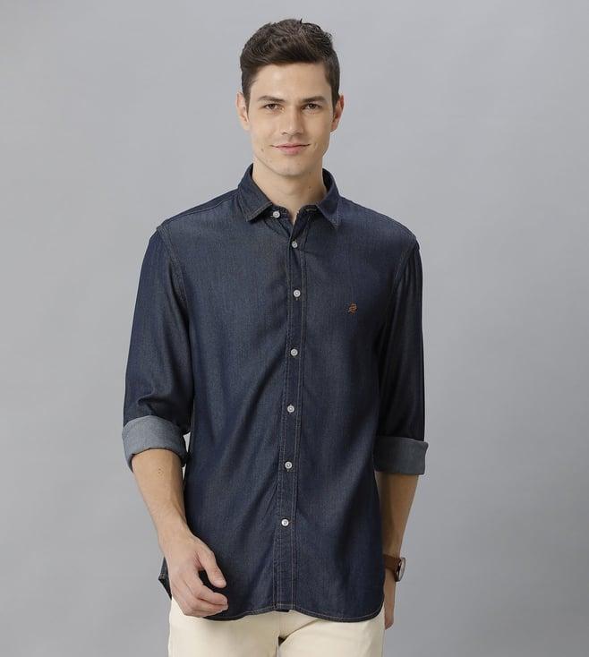 double two summer blue shirt