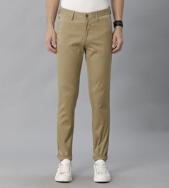 double two summer khaki trouser