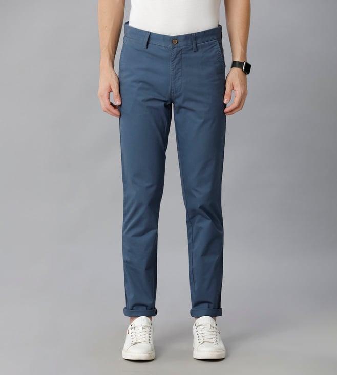 double two summer teal blue trouser